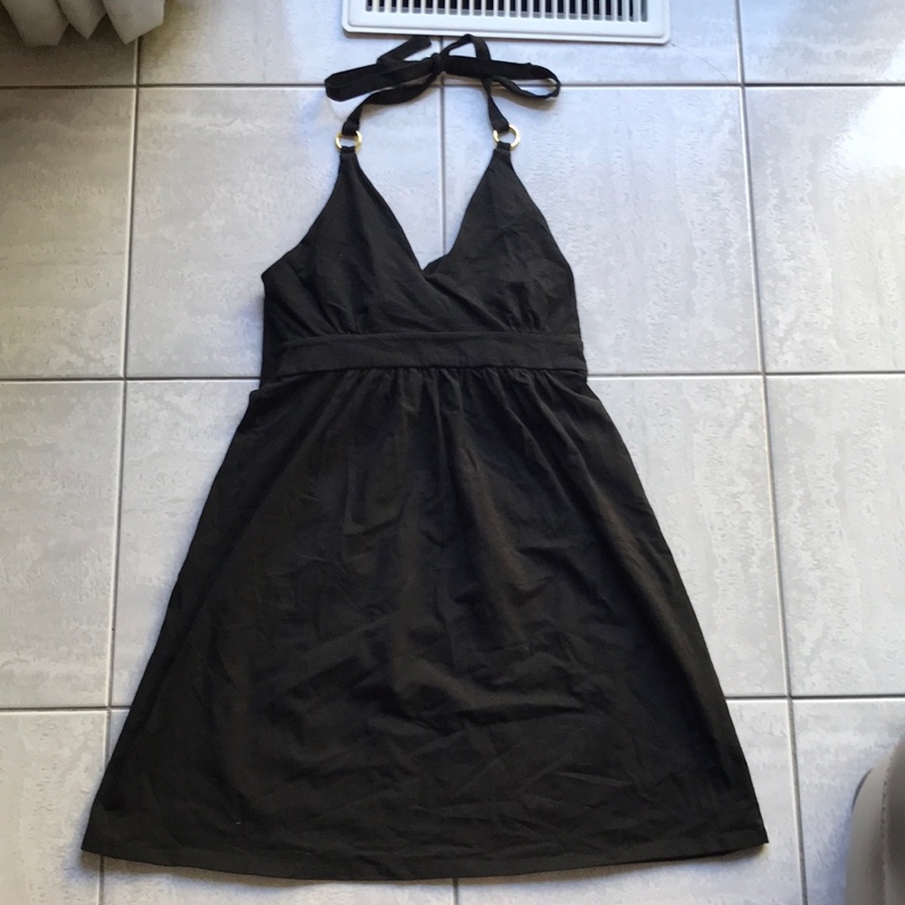 Victoria Secret black swim cover up dress